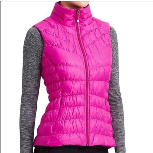 Athleta Jackets & Blazers - Athleta Pink Downalicous Puffer Vest